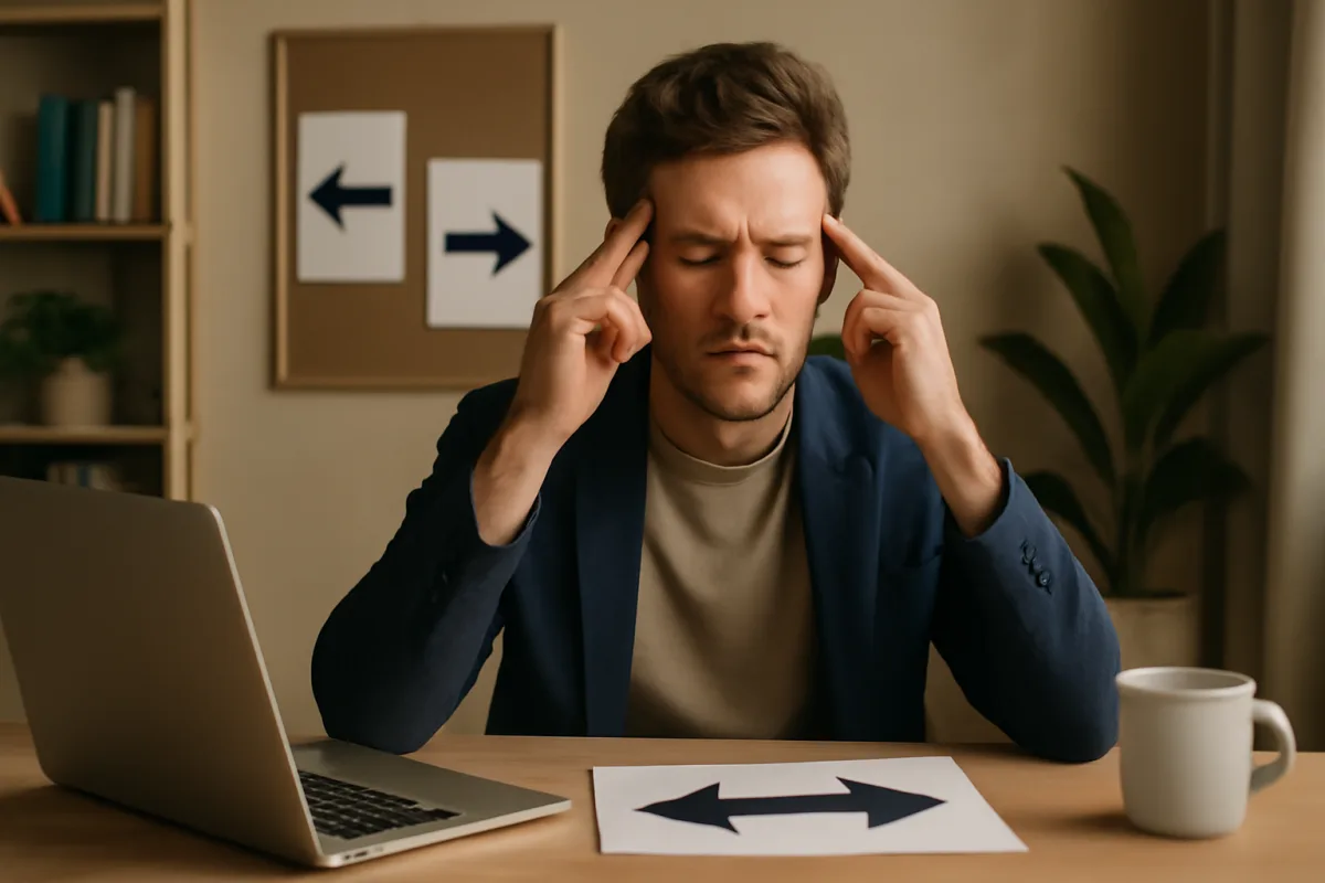 Affrontare lo stress da decisioni importanti: un esercizio mentale per ritrovare lucidità